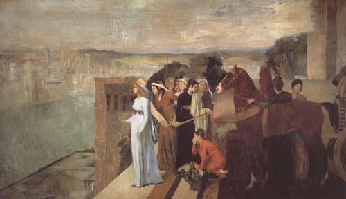 Edgar Degas Semiramis Building Babylon (mk06) oil painting image